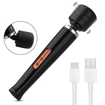 Magic Massager Wand Vibration 10 Speeds Vibrating Massage Full Body Magic Therapy Motor